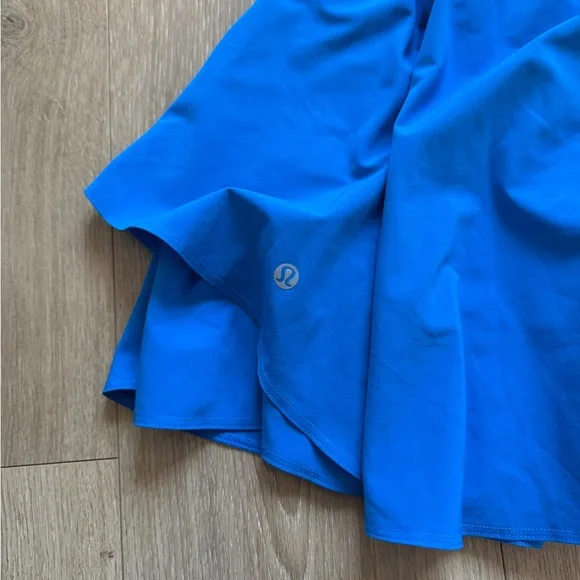 Lululemon Court Rival Skirt Blue Layered Athletic Tennis Skirt Size 4 - Picture 4 of 8